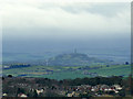 Perry Way estate, Morley - view to Castle Hill