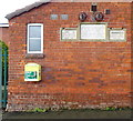 Defibrillator on the Burstwick Village Hall