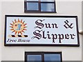 The Sun and Slipper Inn (2) - sign, Mamble, Worcs