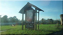 SO8075 : 'Realm of the Lions' Sign at West Midland Safari Park by Fabian Musto