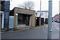 Vacant unnamed shop at the SE end of Queen Street Back Road, Neath