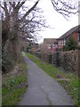 Path in the Lyppards from Mill Wood Drive