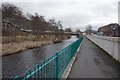 Riverside path on Dale Street, Galashiels