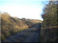 Lane north west of Weldon