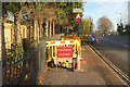 Footway closed, Newton Road