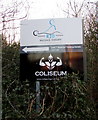 Coliseum and RJO name signs, Station Road, Caerleon