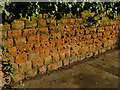 Eroded sandstone wall, Tattershall Drive