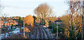 Tyne and Wear Metro line east from Longbenton Station