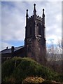 Tower of the former Cross Stones church