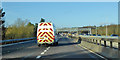 Northbound M23 roadworks