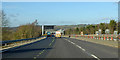 Northbound M23 roadworks