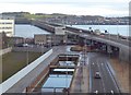 Northern approach to Tay Road Bridge