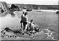 SM7807 : Sand fort on Marloes Sands, 1953 by David M Murray-Rust