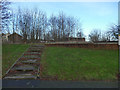 Steps to a derelict site