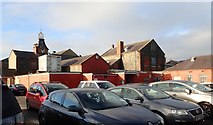J4944 : Buildings in the rear of the former Downshire Hospital's Great Hall by Eric Jones