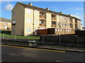 Row of three-storey flats, Alway, Newport