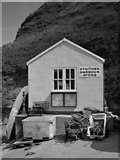 NZ7818 : Staithes Harbour Office by habiloid