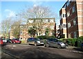 Blocks of flats at the top of Rouen Road