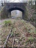 SS9086 : Road bridge over disused railway by Alan Hughes