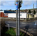 ST2189 : Cycle Route 4 direction sign on a Machen corner by Jaggery