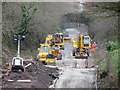 Track work underway around Birchgrove station