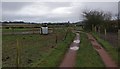 Track and footpath on the edge of Kidderminster