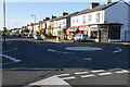 Mini roundabout on Aughton Road