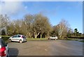 Car park at Old Oswestry Racecourse Common