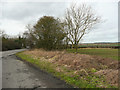 SK6964 : The western end of a layby on the A616, Ompton by Humphrey Bolton