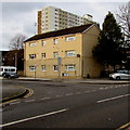 Three storey housing, Hodges Row, Butetown, Cardiff