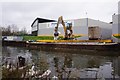 TQ2182 : Grand Union Canal at Powerday Waste Management by Ian S
