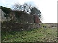 Public footpath on the sea wall, south from Gayton Cottage