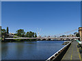 NS5864 : Suspension bridge across the Clyde by Stephen Craven
