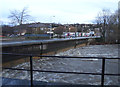 River Aire flooding at Baildon Bridge