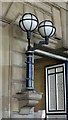 Lamps at the entrance to Newcastle Central station