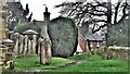 TQ2116 : Henfield, Sussex - churchyard and cottages by Ian Cunliffe
