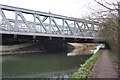 Rail bridge over the Grand Union Canal at Northolt