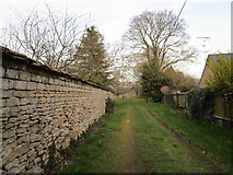 TF0109 : Footpath to the church, Little Casterton by Jonathan Thacker