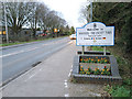 SP2763 : Warwick - twinning sign by Stephen Craven