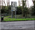 B4239 direction signs, Duffryn, Newport