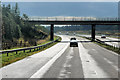 Bridge over the M77 near Breedon North Drumboy Quarry