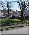 ST3186 : Directions sign alongside Mendalgief Road, Newport by Jaggery