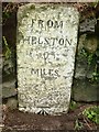 Old Milestone by the A3083 in Tregellas