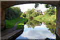 Canal approaching Penkridge in Staffordshire