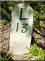 Old Milestone by the A395, near Trehane