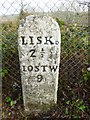 Old Milestone by the former A38, east of Dobwalls