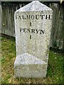 Old Milestone off Old Hill, Falmouth