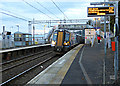 Train approaching Woodhall station