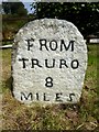 Old Milestone by the A390 in Grampound