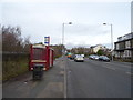 Bus stop and shelter on Killinghall Road (A6177), Bradford